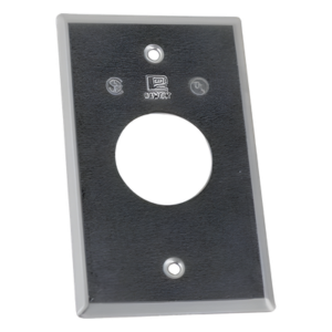 Tapa rectangular aluminio para contacto de 35.2 mm, tipo RR a prueba de intemperie.