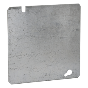 Tapa Cuadrada Ciega de Acero Galvanizado de 4 11/16".