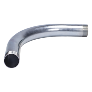 Curva/Codo de 90° de 2" (52mm) pared gruesa con rosca galvanizado etiqueta amarilla