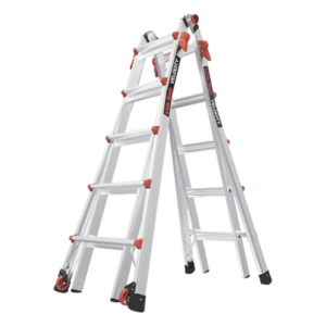 Escalera Multi-Posiciones de 6.7 m (22') para Suelos Inclinados o con Desniveles.