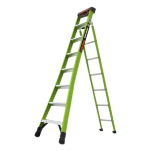 Escalera de Tijera 3 en 1 de 2.44 Metros, Fibra de Vidrio (SKU13908-001). Hecha en E.U.A. (Versión 2.0)