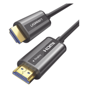 Cable HDMI de 30 Metros (98.43 Pies) por Fibra Óptica 4K@60Hz | Fibra de 4 Núcleos + Cobre EstaÑado de 7 Núcleos | Compatible con HDMI 2.0 | Alta Velocidad 18 Gbps | 3D | HDR | Carcasa de Zinc | Premium | 2 AÑos de GarantÍa