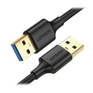 Cable USB-A 3.0 a USB-A 3.0 / 1 Metro / Macho a Macho / Conector Niquelado / Núcleo de Cobre Estañado / Blindaje Múltiple / Velocidad 5Gbps / No Requiere Controlador / Compatible con USB2.0 Y USB 1.1