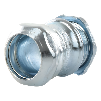 Conector Recto Compresión de Acero Galvanizado para Pared Delgada de 3/4" . - Imagen 2