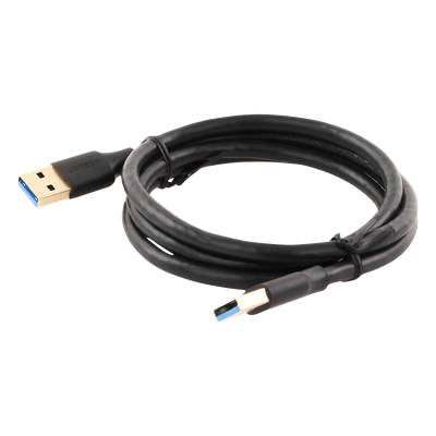 Cable USB-A 3.0 a USB-A 3.0 / 1 Metro / Macho a Macho / Conector Niquelado / Núcleo de Cobre Estañado / Blindaje Múltiple / Velocidad 5Gbps / No Requiere Controlador / Compatible con USB2.0 Y USB 1.1 - Imagen 2