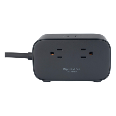 Cargador de Escritorio y Tomacorriente Múltiple | 3 Puertos USB-C | 1 Puertos USB-A | 3 Tomacorriente de CA | Tecnología GaN II | 1 USB 100W PD | Carga Rápida | Diseño Innovador en Forma de Cubo | Interruptor de Apagado. - Imagen 3