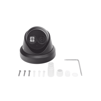 Turret IP 4 Megapixel / Color Negro / Lente 2.8 mm / 30 mts IR EXIR / Exterior IP67 / WDR 120 dB / PoE / Videoanaliticos (Filtro de Falsas Alarmas) / Micrófono Integrado / Metal / MicroSD - Imagen 5