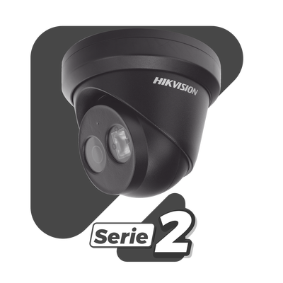 Turret IP 4 Megapixel / Color Negro / Lente 2.8 mm / 30 mts IR EXIR / Exterior IP67 / WDR 120 dB / PoE / Videoanaliticos (Filtro de Falsas Alarmas) / Micrófono Integrado / Metal / MicroSD - Imagen 4