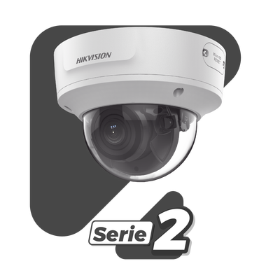 Domo IP 2 Megapixel / Lente Mot. 2.8 a 12 mm / 40 mts IR EXIR /Exterior IP67 / IK10 / WDR 120 dB / PoE / Videoanaliticos (Filtro de Falsas Alarmas) / Entrada y Salida de Audio y Alarma / microSD - Imagen 2
