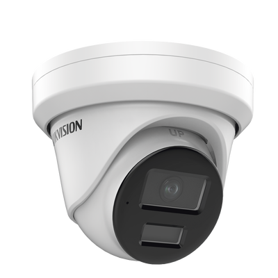Turret IP 6 Megapixel / Lente 2.8 mm / 40 mts IR / Exterior IP67 / Micrófono Integrado / DARKFHGITER / PoE / Alarmas y Audio I/O / ONVIF / Micro SD / 4 Analíticos: AcuSense, Deteccion Facial, Conteo de Personas por Cruce y Zona - Imagen 2