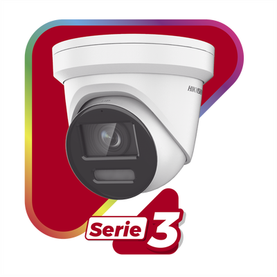 Turret IP 8 Megapixel / Imagen a color 24/7 / Lente 2.8 mm / Micrófono Integrado /Luz Blanca 40 mts / Exterior IP67 / Micrófono Integrado / WDR 130 dB / Entrada y salida de Audio y Alarma / Onvif / MicroSD - Imagen 2