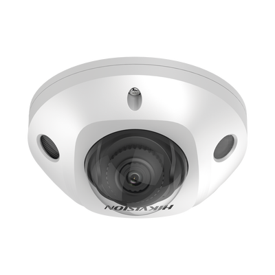 Mini Domo IP 6 Megapixel / Lente 2.8 mm / 30mts IR EXIR / Micrófono Integrado / Exterior IP67 / IK08 / PoE / DARKFIGHTER / Alarmas y Audio I/O / ONVIF / Micro SD / 4 Analíticos: AcuSense, Deteccion Facial, Conteo de Personas por Cruce y Zona - Imagen 3