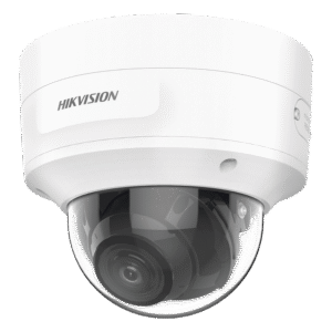 Domo IP 4 Megapixel / Lente Mot. 2.7 a 13.5 mm / 40 mts IR EXIR / Exterior IP66 / IK10 / DARKFIGHTER / Audio y Alarma I/O / PoE+ / ONVIF / Micro SD / 4 Analíticos: AcuSense, Deteccion Facial, Conteo de Personas por Cruce y Zona
