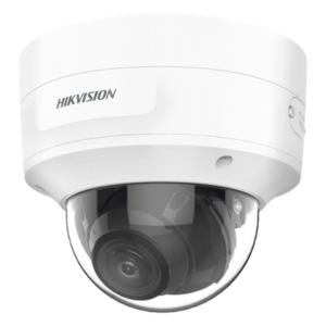 Domo IP 4 Megapixel / Lente Mot. 2.7 a 13.5 mm / 40 mts IR EXIR / Exterior IP66 / IK10 / DARKFIGHTER / Audio y Alarma I/O / PoE+ / ONVIF / Micro SD / 4 Analíticos: AcuSense, Deteccion Facial, Conteo de Personas por Cruce y Zona