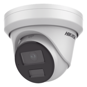 Turret IP 4 Megapixel / Lente 2.8 mm / Dual Light (40 mts IR + 40 mts Luz Blanca / DARKFIGHTER S / Microfono Integrado / Exterior IP67 / WDR 130 dB / 4 Analíticos: AcuSense, Deteccion Facial, Conteo de Personas por Cruce y Zona