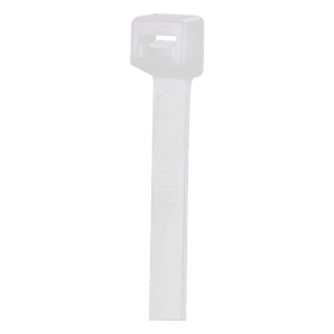 Cincho de Nylon 6.6 StrongHold™, 200mm largo x 2.5mm ancho, Color Natural, Plenum, Paquete de 100pz