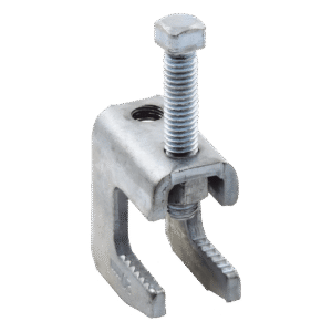 Mordaza Acero Fija barras de 3/4", para varilla roscada de 3/8".