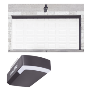 KIT COMPLETO Puerta D/ Garage 14x8 Pies / Cuadro Corto / Color blanco / Insulada / Incluye Motor FS1000APPRT / 1/2HP / Fuerte/Silencioso/Luz LED/Motor DC .