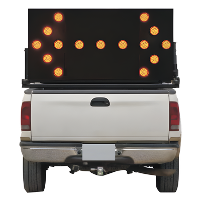 Tablero de señalización doble para montaje en pick up