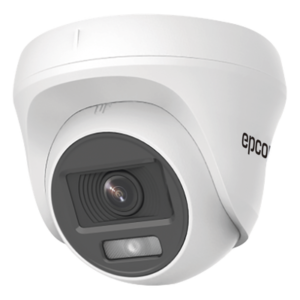 Turret TURBOHD 2 Megapíxel (1080p) / Imagen a color 24/7 / Lente 2.8 mm / Policarbonato / Luz Blanca 20 mts / Interior / Microfono Integrado / TVI-AHD-CVI-CVBS / dWDR