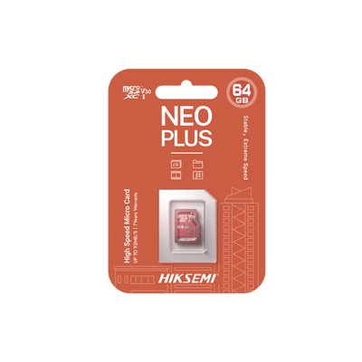 Memoria microSD / Clase 10 de 64GB / Especializada Para Videovigilancia (Uso 24/7) / Compatibles con cámaras HIKVISION y Otras Marcas / 95 MB/s Lectura / 40 MB/s Escritura - Imagen 2