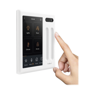Control touch desde su pantalla en pared, compatible con 2 cargas para controlar iluminación. - Imagen 2