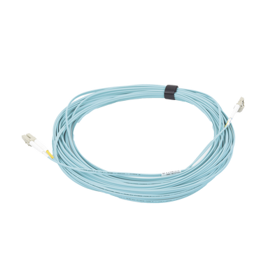Jumper de Fibra Óptica Multimodo 50/125 XGLO OM3, LC-LC Duplex, OFNR, Color Aqua, 15 Metros - Imagen 4