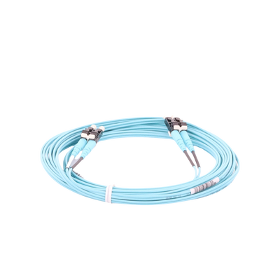 Jumper de Fibra Optica Multimodo 50/125 OM3, LC-LC Duplex, OFNR (Riser), Color Aqua, 5 Metros - Imagen 5
