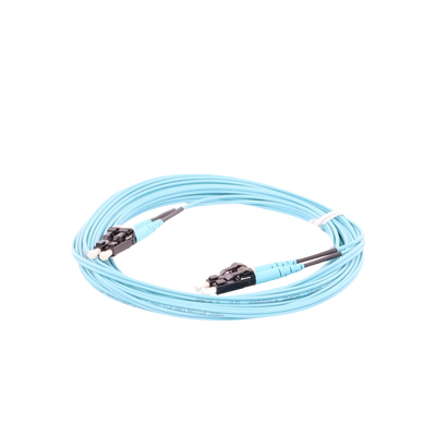 Jumper de Fibra Optica Multimodo 50/125 OM3, LC-LC Duplex, OFNR (Riser), Color Aqua, 5 Metros - Imagen 7