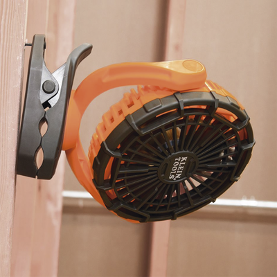 Ventilador Portátil Recargable para el Lugar de Trabajo. Montable por Pinza o por Potentes Imanes. - Imagen 2