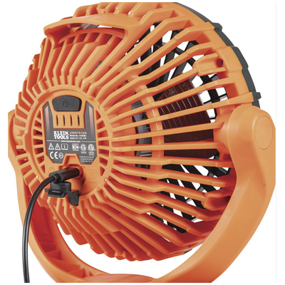 Ventilador Portátil Recargable para el Lugar de Trabajo. Montable por Pinza o por Potentes Imanes. - Imagen 4