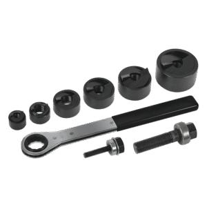 Juego de 6 Sacabocados de 1/2 a 2 Pulgadas (12.7 a 50.8 mm). con Estuche