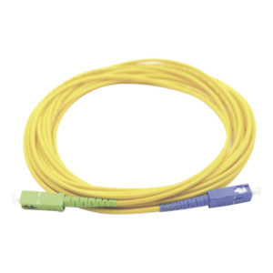 Jumper de Fibra Óptica Monomodo SC/UPC-SC/APC Simplex, Color Amarillo 3 Metros (9.84 Pies)