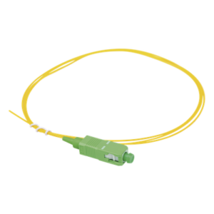 Pigtail de Fibra Óptica Monomodo SC/APC, Simplex de 1 Metro (3.28 Pies)