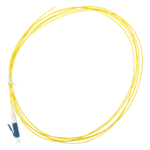 Pigtail de Fibra Óptica Monomodo LC/UPC, Simplex de 2 Metros (6.56 Pies)