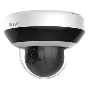 Mini Domo PTZ IP 2 Megapixel / 4X Zoom / H.265+ / 20 mts IR EXIR / WDR 120dB / PoE / IK10 / Exterior IP66 / Ultra Baja Iluminación / Micrófono Integrado / PoE