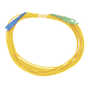 Jumper de Fibra Óptica Monomodo SC/UPC - SC/APC Simplex, Color Amarillo 5 Metros (16.40 Pies)