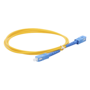 Jumper de Fibra Óptica Monomodo SC/UPC-SC/UPC Simplex de 1 Metro (3.28 Pies), 3mm