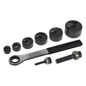 Juego de 6 Sacabocados de 1/2 a 2 Pulgadas (12.7 a 50.8 mm). con Estuche