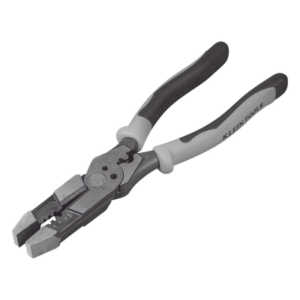 Pinza Híbrida con Ponchadora de 8". Pela Cable Sólido de 10-14 AWG y Cable Trenzado de 12-16 AWG