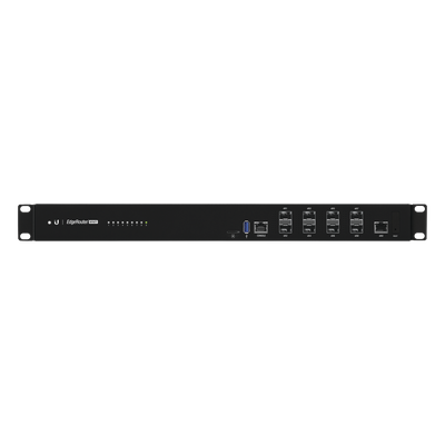 EdgeRouter INFINITY de 8 puertos SFP+ 10 G + 1 puerto RJ45 Gigabit, throughput 80 Gbps, 16 núcleos y 16 GB RAM , fuentes de alimentación modulares Hot-Swappable - Imagen 3