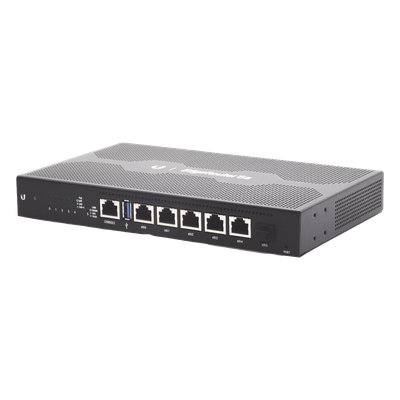 EdgeRouter 6 PoE pasivo 24 V, con 5 puertos 10/100/1000 Mbps + 1 puerto SFP, con funciones avanzadas de ruteo - Imagen 2