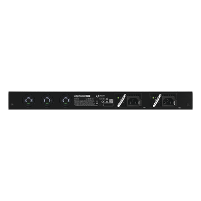 EdgeRouter INFINITY de 8 puertos SFP+ 10 G + 1 puerto RJ45 Gigabit, throughput 80 Gbps, 16 núcleos y 16 GB RAM , fuentes de alimentación modulares Hot-Swappable - Imagen 2