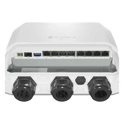 RB5009UPr+S+OUT 8 puertos PoE in/out, 1 SFP+, Solo RouterOS v7 para Exterior - Imagen 3