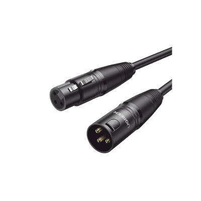 Cable para Micrófono XLR Tipo Canon Macho a Hembra | 5 Metros Plug & Play | Anti interferencias | Triple Blindaje | Alta Calidad | Color Negro - Imagen 2