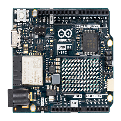 ARDUINO UNO REV4 WIFI, Retrocompatible con la UNO R3, la Arduino UNO R4 WiFi incluye una matriz LED 12x8 para interfaz mejorada y destaca por su conectividad y mayor potencia de procesamiento - Imagen 2
