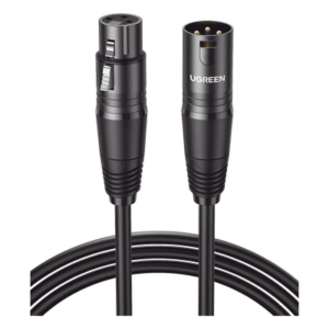 Cable para Micrófono XLR Tipo Canon Macho a Hembra | 5 Metros Plug & Play | Anti interferencias | Triple Blindaje | Alta Calidad | Color Negro