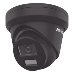 [Dual Light + 2 Micrófonos de Doble Matriz] Turret IP 4 Megapixel / Color Negro / Lente 2.8 mm / 30 mts Luz Blanca + 30 mts IR / ACUSENSE / Exterior IP67 / WDR 120 dB / PoE / ONVIF / Micro SD / Metal / ACUSEEK