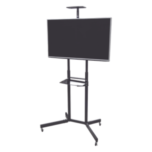 Soporte de Pantalla con Ruedas / Compatible con Monitores dee 32 "a 65" / Base para Colocar Accesorios Adicionales / Vesa 600 x 400