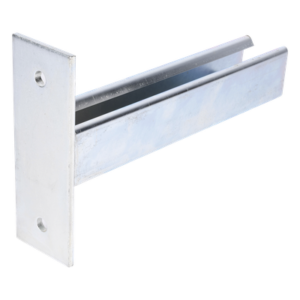 Ménsula Unicanal, 200mm, con acabado Electro Zinc